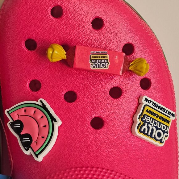 Crocs Jolly Rancher Classic Clog Watermelon Pink M8/W10 - Picture 2 of 13